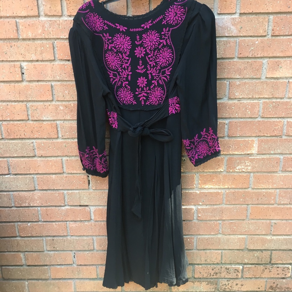 Embroidered Monsoon Dress - Picture 3 of 8